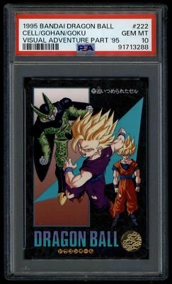 Dragon Ball Japanese Visual Adventure 95 222 Son Goku Gohan 1995 PSA 10 91713288 - Image 1 of 2
