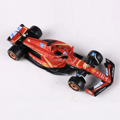1:43 2024 F1 Ferrari SF-24 Model Toy Car Diecast Toy Vehicle Charles Leclerc 16 - Image 1 of 4