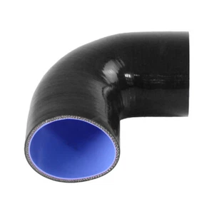 90 Degree 3-Ply Elbow Coupler Silicone Hose 2.5" 63.5mm For Turbo / Intercooler - Picture 1 of 9