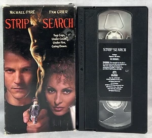 Strip Search VHS Pam Grier 1997 Michael Pare NOT ON DVD , Rare, no DVD, VHS Only - Picture 1 of 3