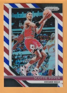 Scottie Pippen Chicago Bulls 2018-19 Prizm Red White Blue #65 HOF 13A - Picture 1 of 2