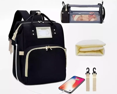 Multi Function Baby Diaper Bag Backpack with Changing Station Mommy Travel Bag-B - Image 1 of 4