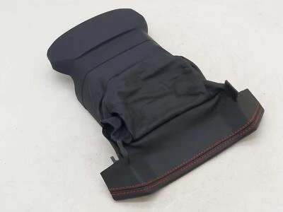 2017 LAMBORGHINI HURACAN LP610-4 STEERING COLUMN COVER TRIM PANEL RED STITCH - Image 1 of 4