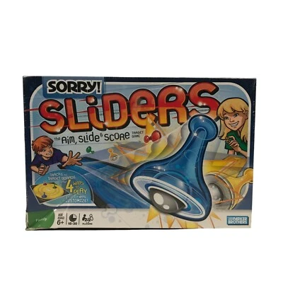 2008 Parker Brothers Sorry Sliders Aim Slide Score Target Fam Board Game Sealed - Image 1 of 4