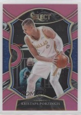 2020 Panini Select Concourse Industry Summit Pink Prizm 6/10 Kristaps Porzingis