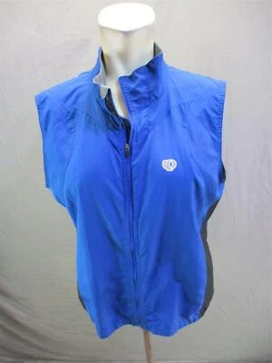 Chaleco de ciclismo Pearl Izumi talla M para hombre azul/negro malla activa cremallera completa 7Y217 Foto 1 de 4
