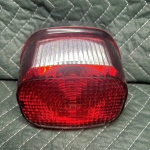 Harley Big Twin's & Sportster's OEM Used Rear Tailight Lens w/B/plug - Picture 1 of 6