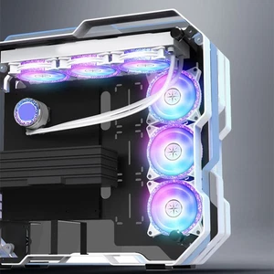 ZEAGINAL 120mm ARGB Case Fan Cooling PC Fans With Hydraulic Bearing Fan Spe HLF - Afbeelding 1 van 10