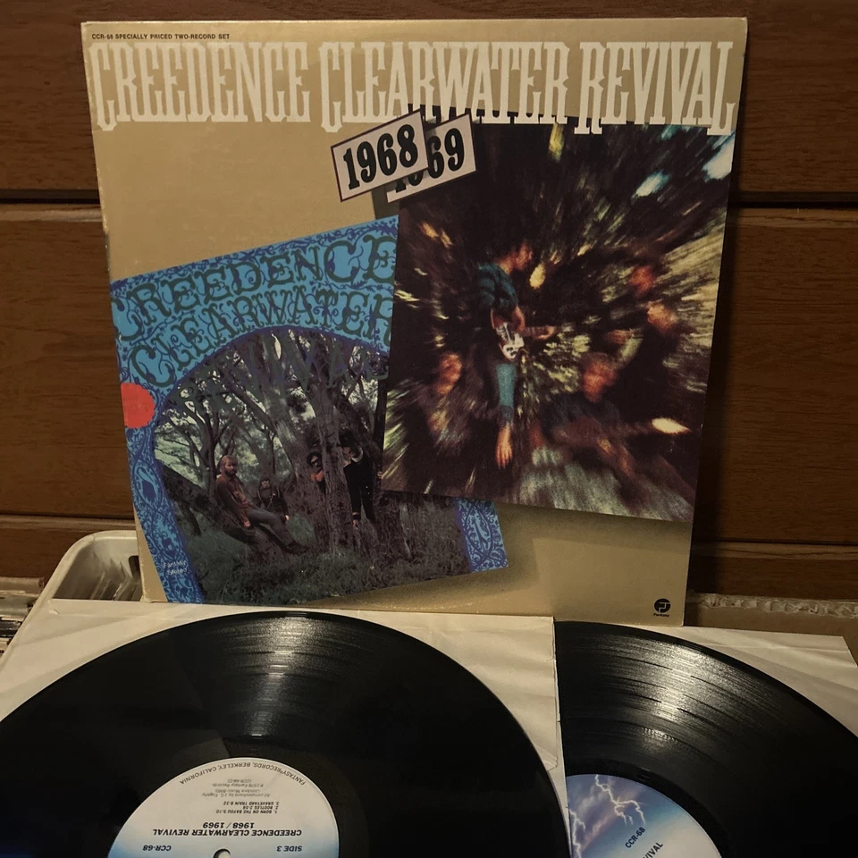 CREEDENCE CLEARWATER REVIVAL"1968/ 1969" US 1978 2 LP SET VINYL CCR-68 VG+ - Image 1 of 3