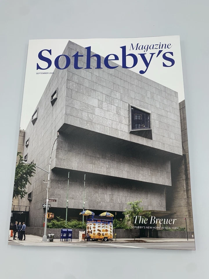 Sotheby’s Magazine September 2025 The Breuer New York Collectible New - Image 1 of 1