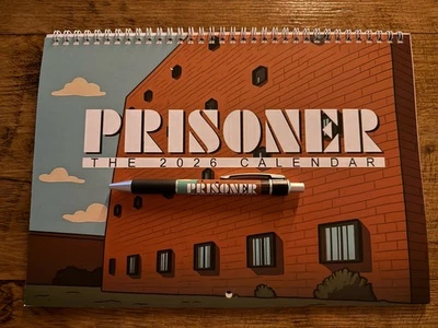 Prisoner Cell Block H2026  Calendar And Pen Set - Imagem 1 de 4