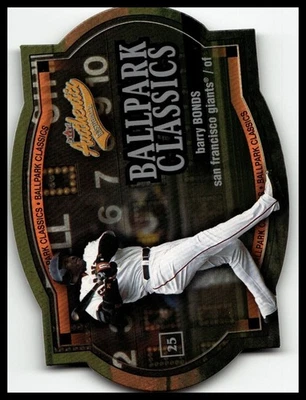 Barry Bonds 2003 Fleer Authentix Ballpark Classics #4BC San Francisco Giants - Image 1 of 2