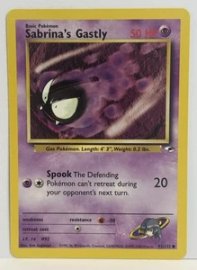 Sabrina's Gastly 093/132 Gym Heroes Regular - Imagen 1 de 2