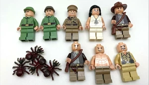 Lego Minifigur Lot Indiana Jones Indy Marion Ravenwood Soldaten Offizier Armee - Bild 1 von 8