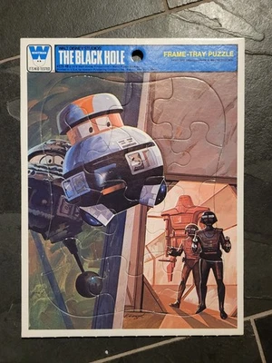 1979 Walt Disney THE BLACK HOLE 12-Piece Cardboard Frame-Tray Puzzle by Whitman - Image 1 of 4