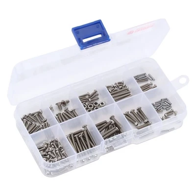 INJORA Screws Pins Nuts M1.6 M2 M2.5 Grade 12.9 Stainless Steel Hex Screws Ha... - Image 1 of 4