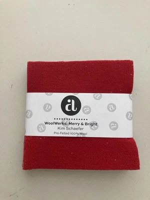 WoolWerks: Merry & Bright by Kim Schaefer 5" Charm Pack, 42 pcs ~ Christmas - Image 1 of 2