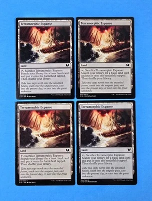 4x Terramorphic Expanse Commander 2015 Mtg Magic Card Sacrifice Land Mana 314 - Image 1 of 2