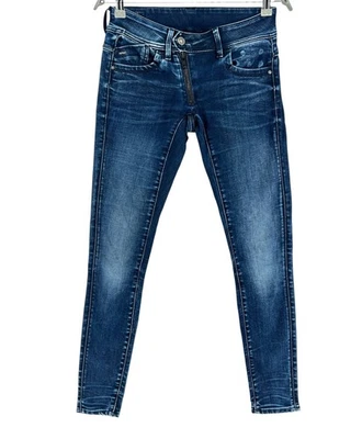 G-STAR RAW Lynn Damen Denim Stretch Skinny Jeans W25 L30 - Bild 1 von 4