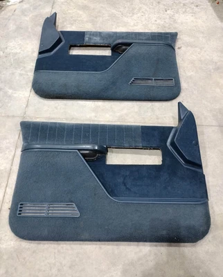 Juego de par de paneles de puerta eléctrica para Chevrolet Silverado Sierra 454ss LH RH 88-94 AZUL OEM Foto 1 de 4