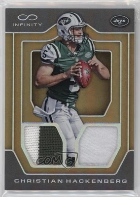 2016 Panini Infinity RPS Dual Materials Prime /8 Christian Hackenberg Rookie RC - Image 1 of 2