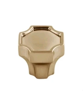 Pomello da armadio Belwith Keeler Monarch 1-1/4 quadrato smerlato glam bronzo champagne - Foto 1 di 4