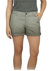 Boston Traders Women’s Shorts Green, Size 10, Roll-Unroll Hem, Elastic Waistband - Picture 1 of 4
