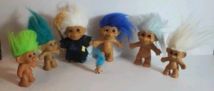 Lote de 7 muñecas Russ Trolls vintage - Imagen 1 de 9