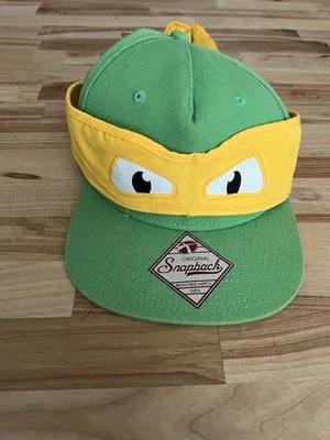 Nickelodeon Teenage Mutant Ninja Turtles Mens Hat Raphael Flat Bill Cap NWT 98 - Image 1 of 4