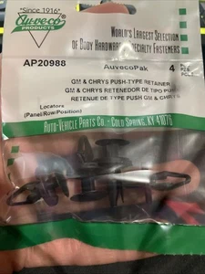 ap20988 Push-Type Retainer 18mm Head, 6.5mm Hole, for GM,and chrys Automobile - Picture 1 of 1