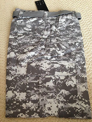 Pantalones cargo camuflados digitales grises Regal Wear para hombre nuevos con etiquetas TODAS LAS TALLAS Y LONGITUDES Foto 1 de 4