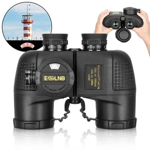 10X50 Powerful Marine Binoculars Military Level With Rangefinder Compass - Picture 1 of 8