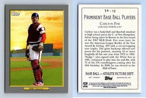 Carlton Fisk - #TR-12 Topps Baseball 2020 Update Turkey Rep Trading Card - Picture 1 of 1