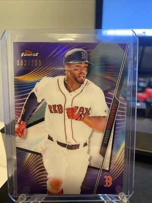 2020 Topps Finest Purple Refractor /250 Xander Bogaerts #5 - Image 1 of 2