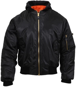 Rothco Hooded MA-1 Reversible Flight Jacket/Bomber # 7400 - Picture 1 of 4