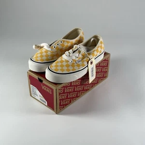 VANS Unisex OG Yellow Checkerboard Authentic 44 Dx  Size W 6 - Picture 1 of 16