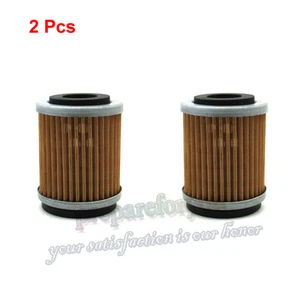 2 Pezzi Filtro Olio per Dirt Bike YZ426F YZ250F YZ400F TTR250 WR426F WT400F WR250F - Foto 1 di 4