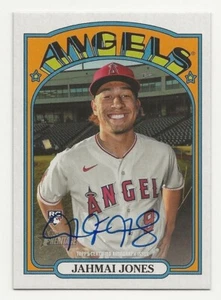 2021 Topps Heritage High Number JAHMAI JONES Real One Auto - Angels RC Autograph - Bild 1 von 1