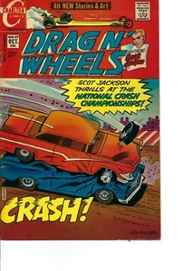 1971 Drag N' Wheels #49. Drag racing, auto racing. Vintage hotrod comic. - Imagen 1 de 1