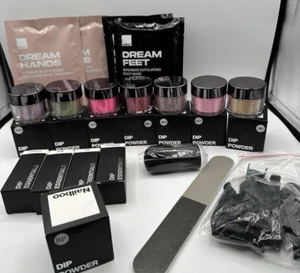 29 pezzi Nailboo Finger Nail Dip Powder pacchetto senza affare di fichi, matcha, unghie NUOVO - Foto 1 di 15