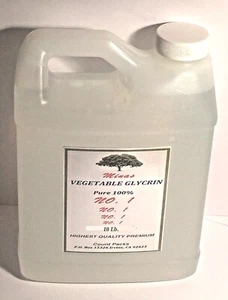 GLICERINA 100 % KOSHER PURA USP GLICERINA VEGETAL 10 LB kosher - Imagen 1 de 1
