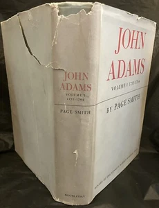 1962 "John Adams Volume I 1735-1784" Hardcover Book! By Page Smith, Dust Jacket - Bild 1 von 6