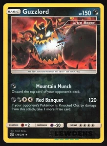 Guzzlord - 136/236 - Holograma Inverso Raro - Eclipse Cósmico - Tarjeta Pokémon - Imagen 1 de 2