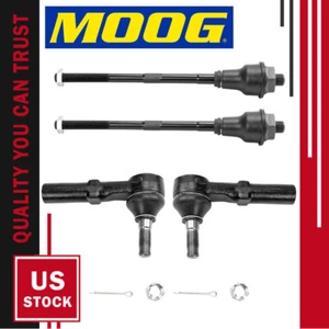 4PCS NEW MOOG Front Tie Rod End Link For Chevrolet Silverado 1500 2500 3500 HD - Foto 1 di 8