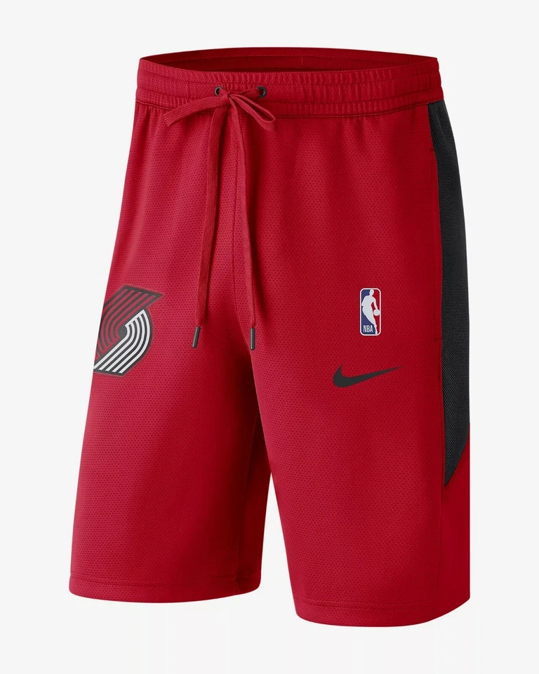 Nike NBA Portland TrailBlazers Therma Flex Basketball Shorts AH8368-657 Men Sz L