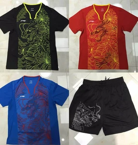 LiNing Li-Ning 2016 Rio Olympic China Team Table Tennis Shirt + Shorts, New - Imagen 1 de 1