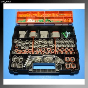 678 PCS DEUTSCH DT Connector Kit with 14-18AWG Solid Contacts (Made in USA) - Picture 1 of 4