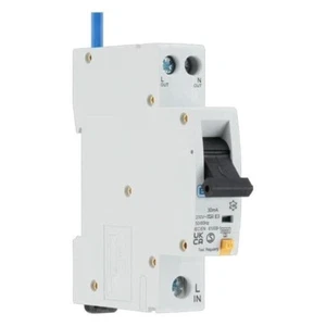 BG FORTRESS CIRCUIT PROTECTION CAMPACT RCBO TYPE C 10A - CUCRC10 - Picture 1 of 3