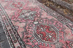 3x12 Long Vintage Handmade Turkish Oushak Runner Rug Carpet, 38"x153" - Picture 1 of 9