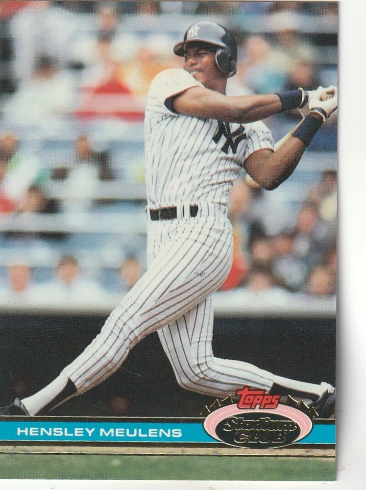 FREE SHIPPING-MINT-1991 Topps Stadium Club Hensley Meulens #503 YANKEES - Image 1 of 1
